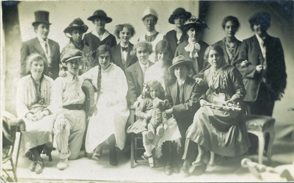 Pilton Girls' Friendly Society on Pilton House Verandah