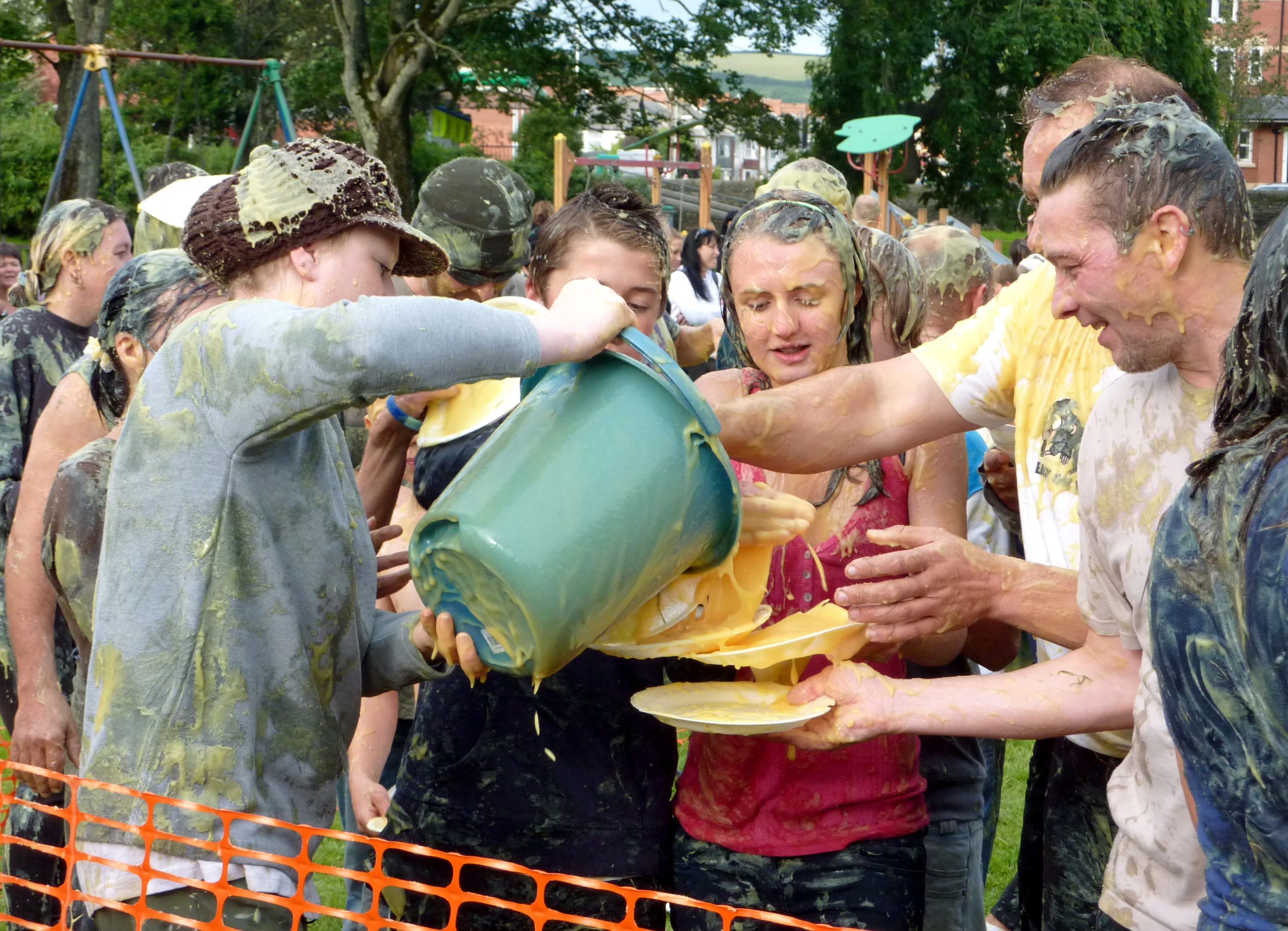 Space Hopathon and Custard Pie Fight