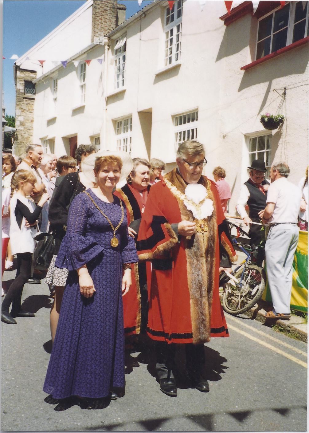 Victorian Festival Mayor Ian Scott and Mayoress Margaret Scott 1980s
