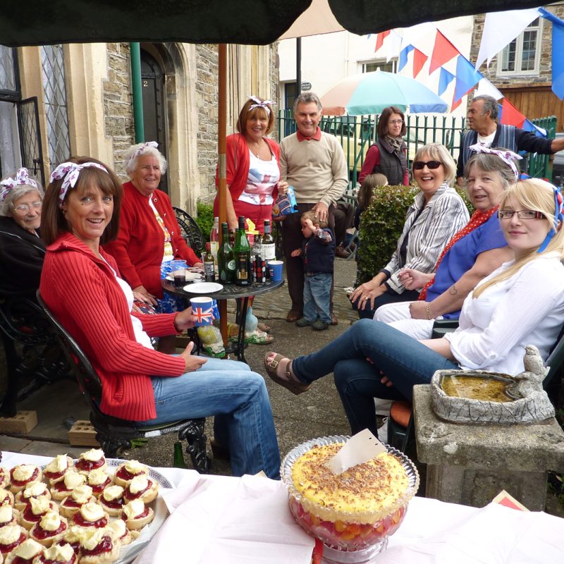 Diamond Jubilee Party at the Upper Almshouses, Pilton