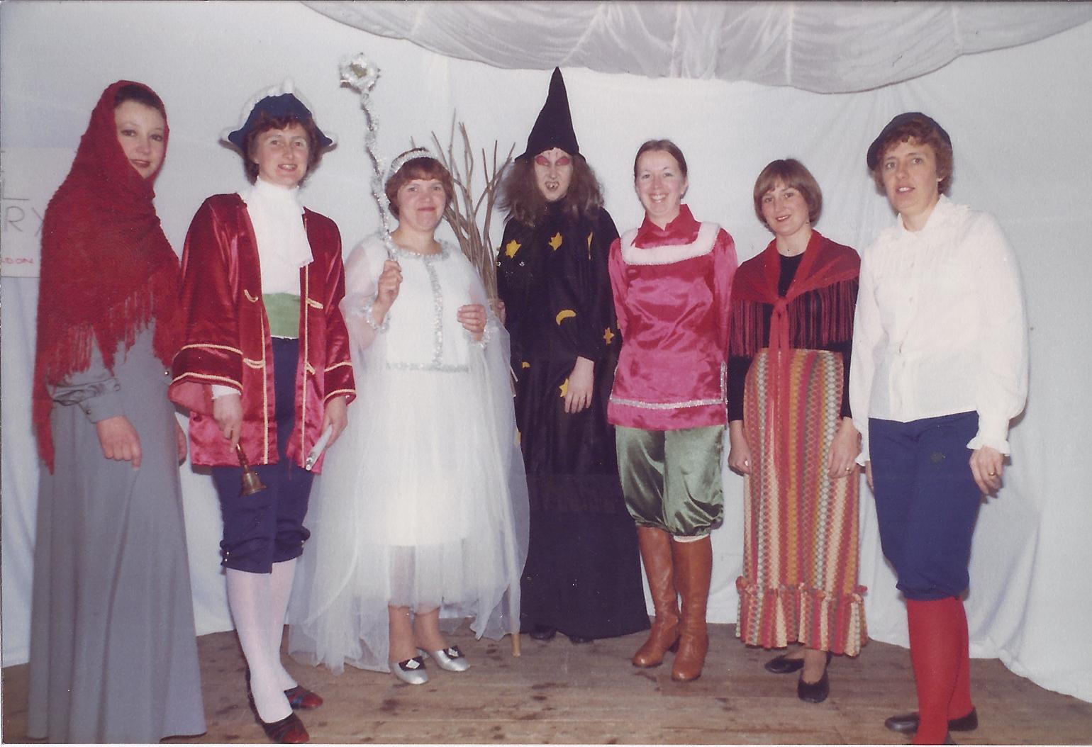 Pilton Women's Institute Pantomime 'Cinderella' in the early 1980s