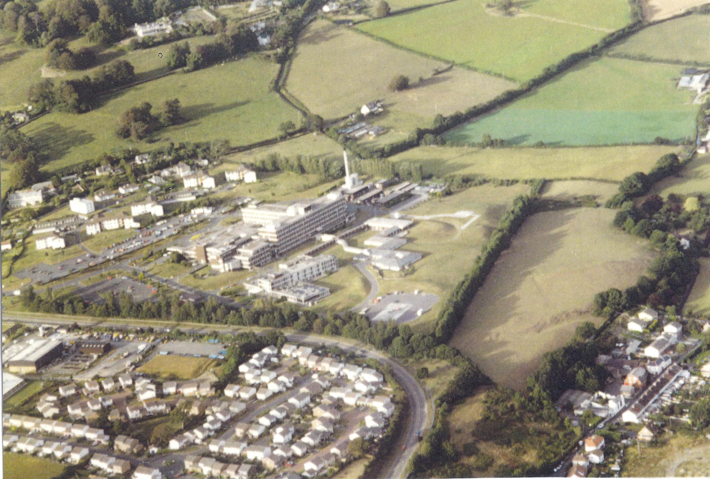 Aerial View of North Devon District Hospital c 1993
