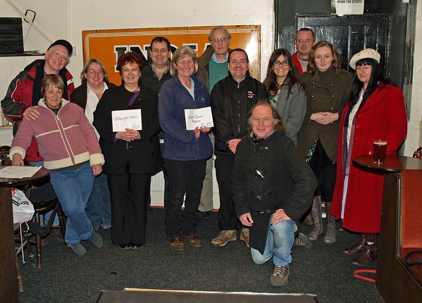Pilton Panto 'From Benidorm with Love' in 2011 raised money for good causes.