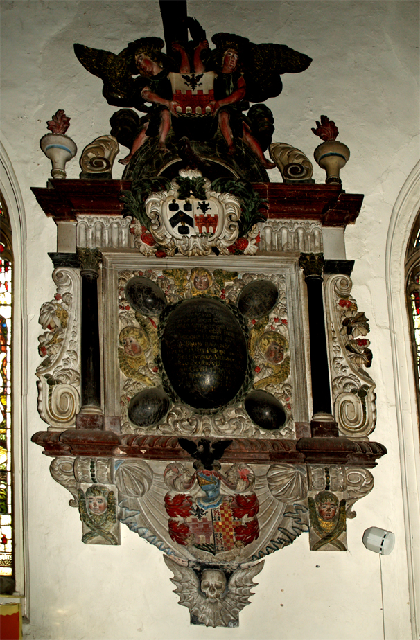 The Lethbridge Memorial in St Mary's Church, Pilton