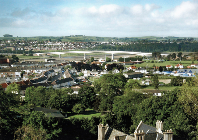 The Downstream Bridge over the River Taw opened May 2007