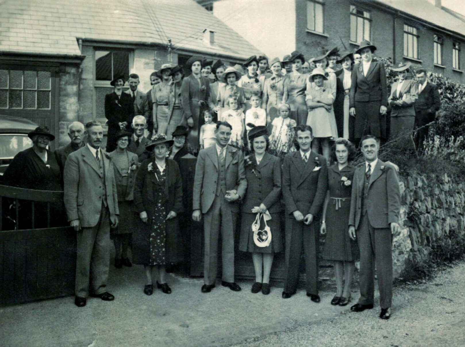 The Wedding Reception of Alfred Martin Brown and Mary Margarite Harper on 17th September 1941