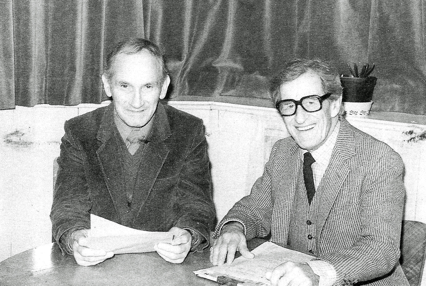 Churchwardens of St Mary's Church, Pilton, in 1986