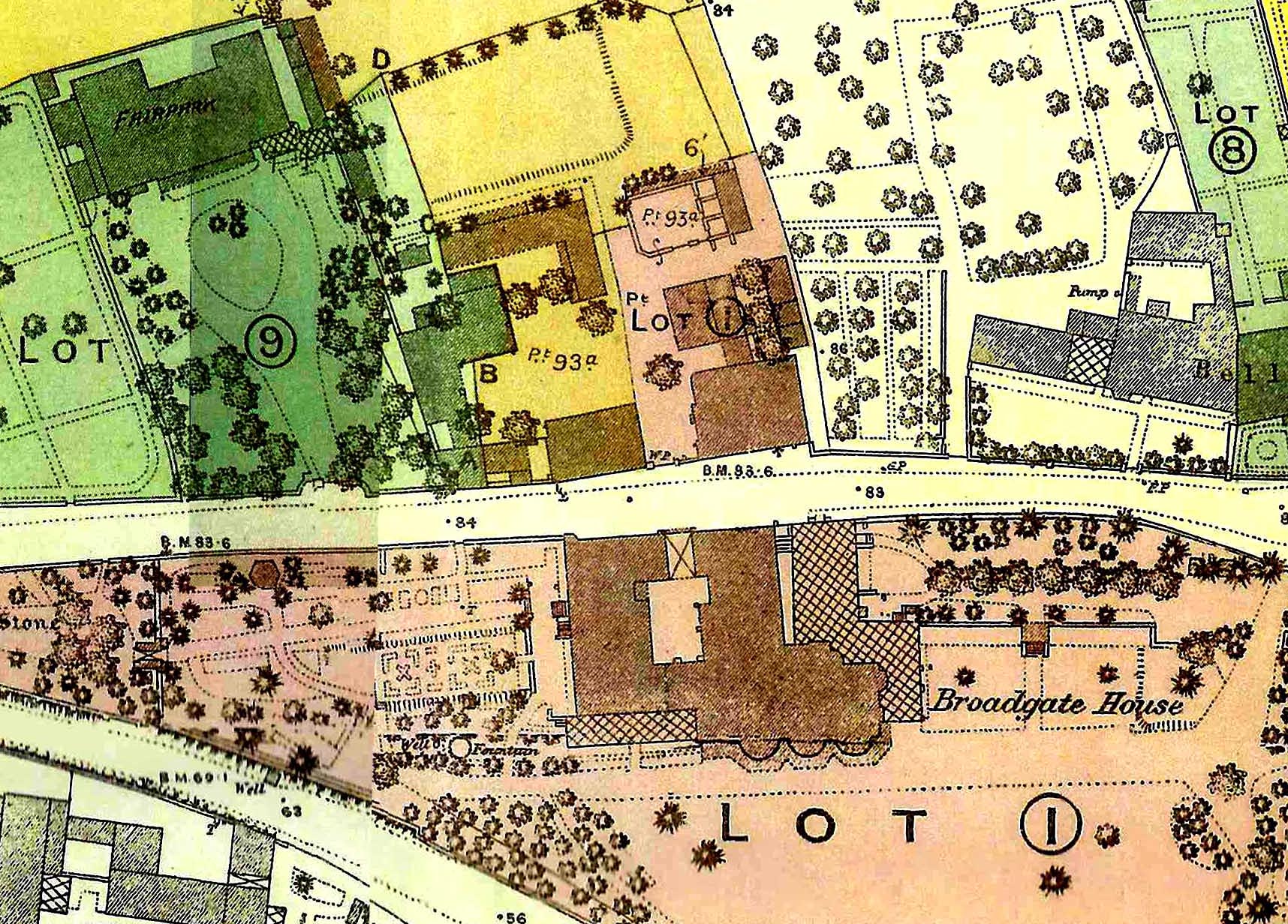 Catalogue for Sale of Broadgate Estate, Pilton, in May 1918