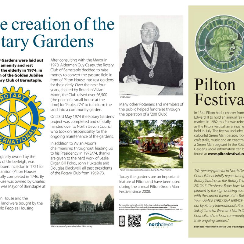 The Creation of Rotary Gardens 2013