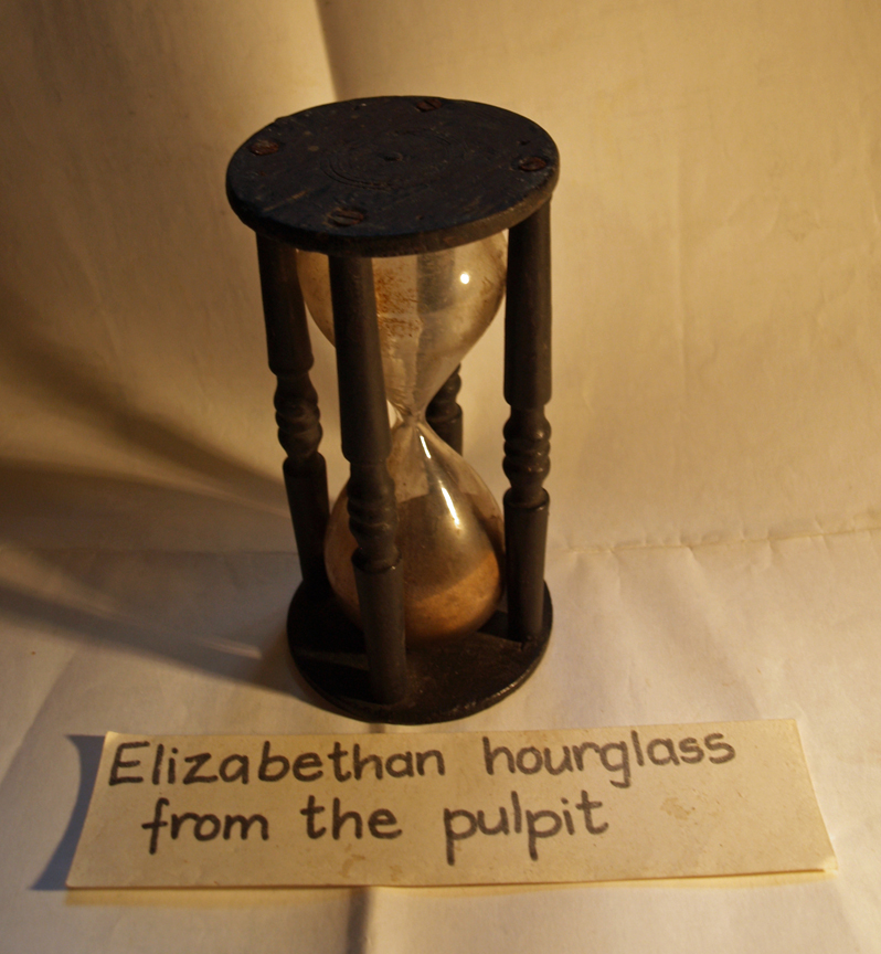 Elizabethan Hourglass from St Mary's Church, Pilton