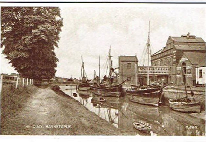 Stanbury and Sons Flour Mill, Rolle Quay, Pilton