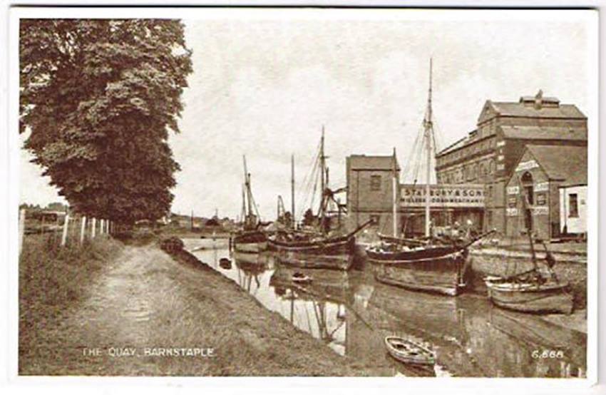 Stanbury and Sons Flour Mill, Rolle Quay, Pilton