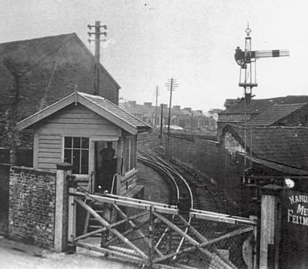 Pilton Signal Box on the Lynton & Barnstaple Railway