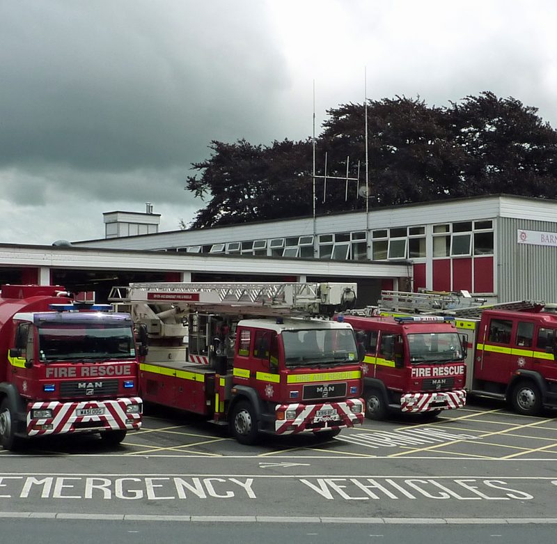 Opening of Barnstaple Fire Station in 1965