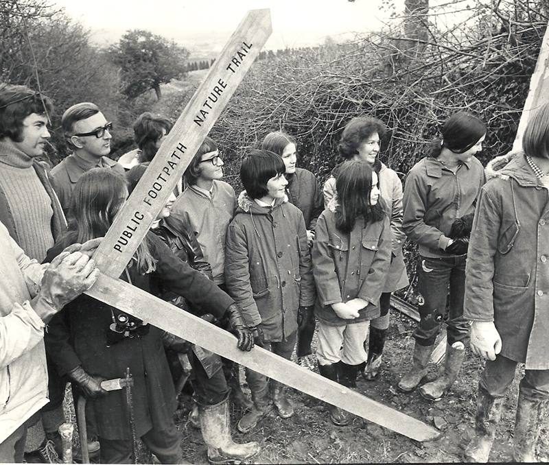 Children Clearing Smokey House Lane in Spring 1974