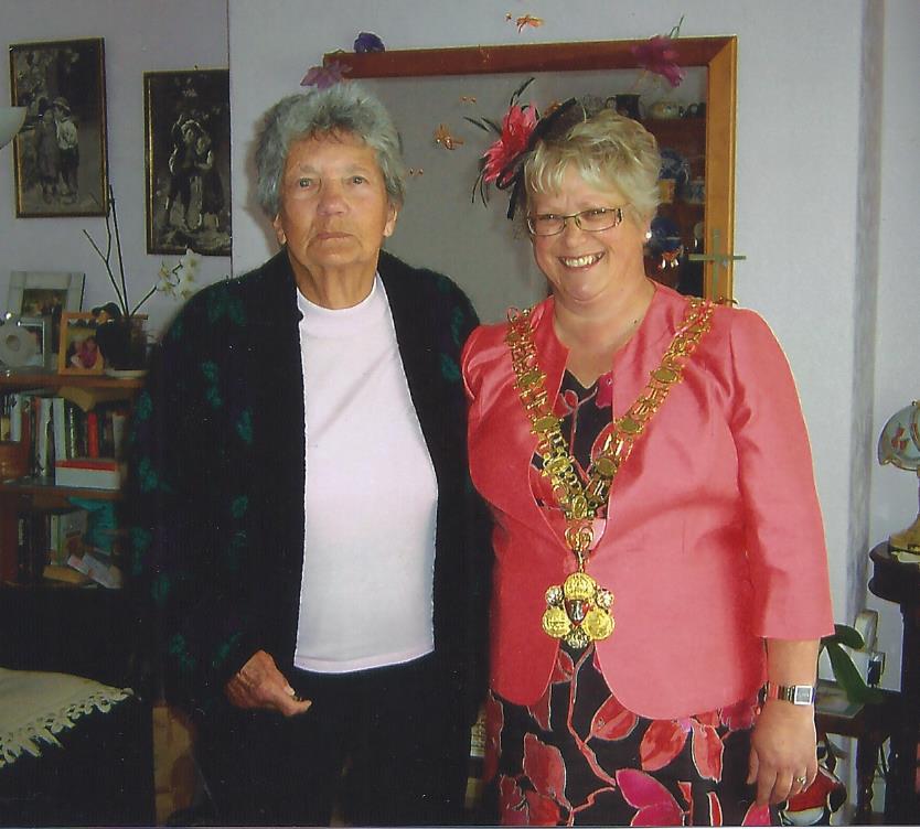 The Barnstaple Shillings presented to Pilton Lower Almshouse Residents 2012