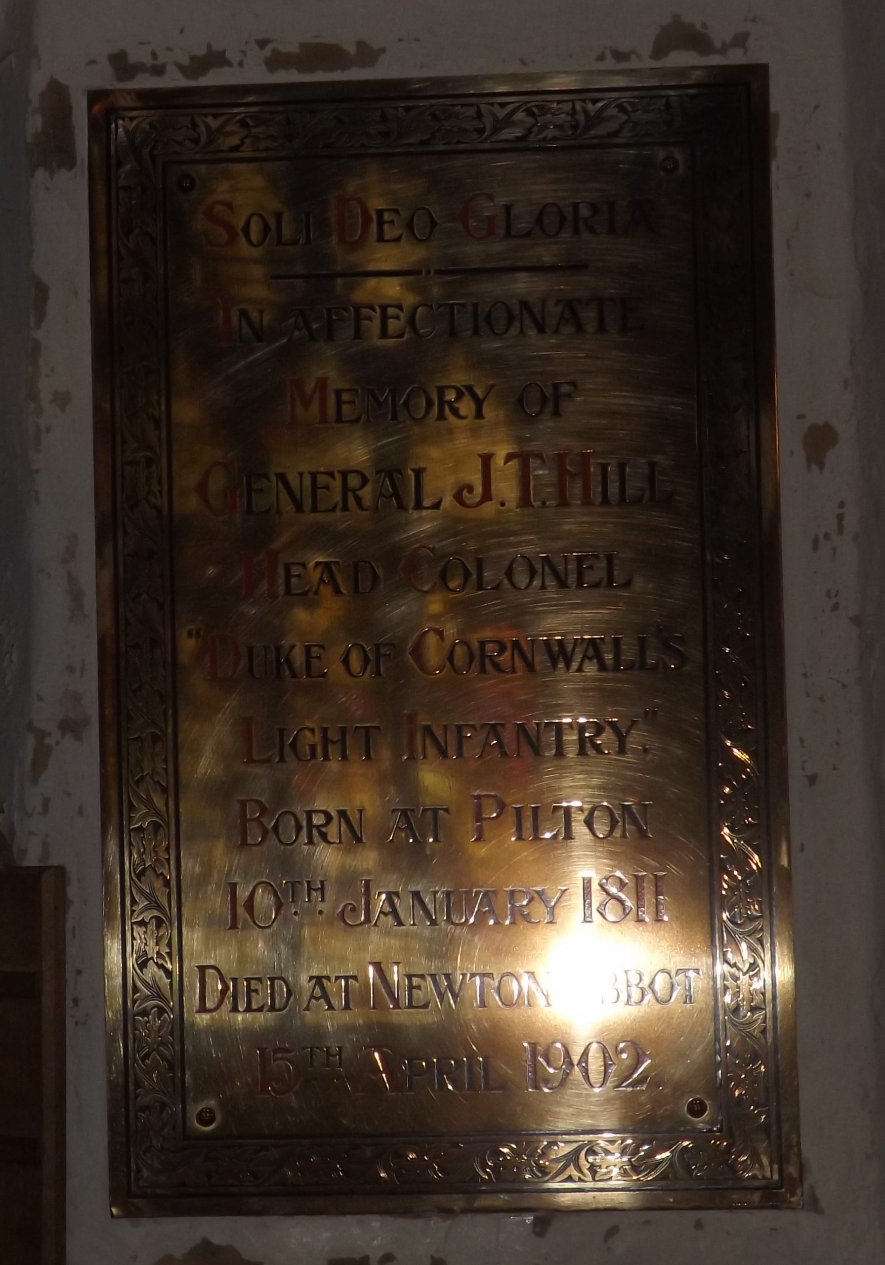 General John T Hill (1811 - 1902)
