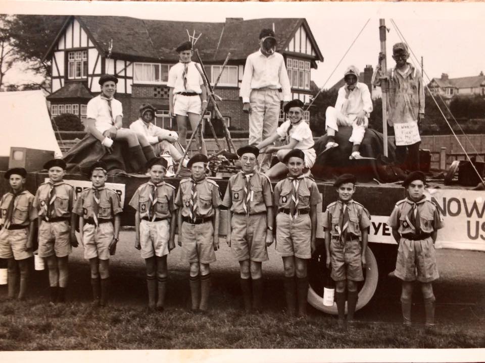 12th North Devon Scouts Float at Barnstaple Carnival in 1962