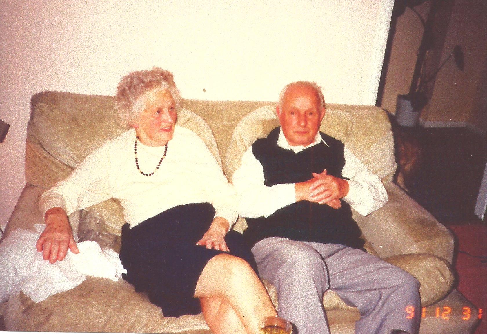 Jack and Hilda Squire of 49 The Rock, Pilton