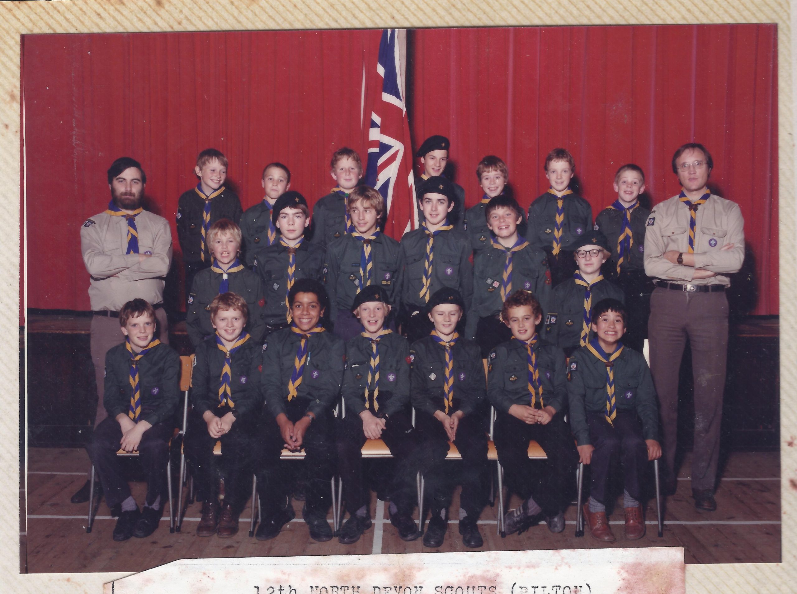 12th North Devon (Pilton) Scouts in the early 1980s