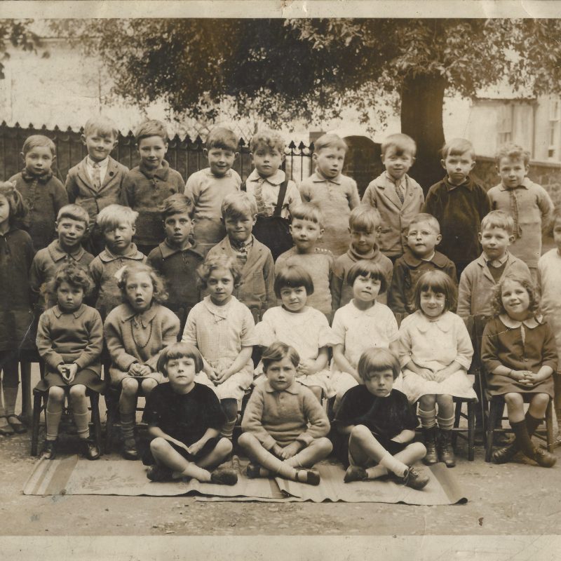 Maurice Huxtable at Pilton School in the late 1920s
